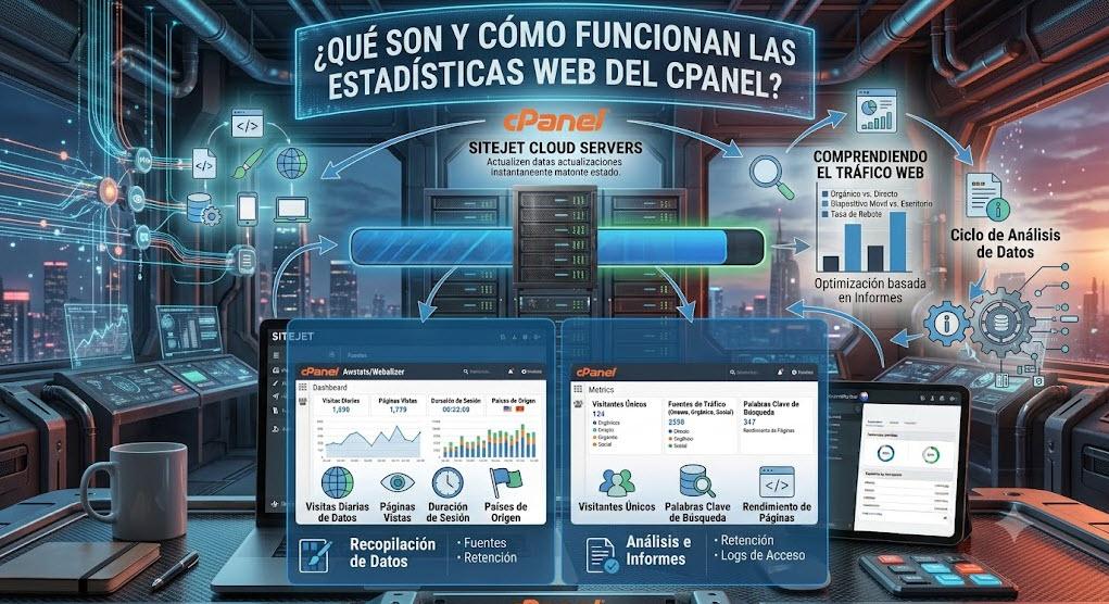 Que son y como funcionan las estadisticas web del CPANEL